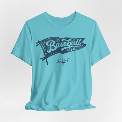 Baseball Pennant T-Shirt - Navy Print