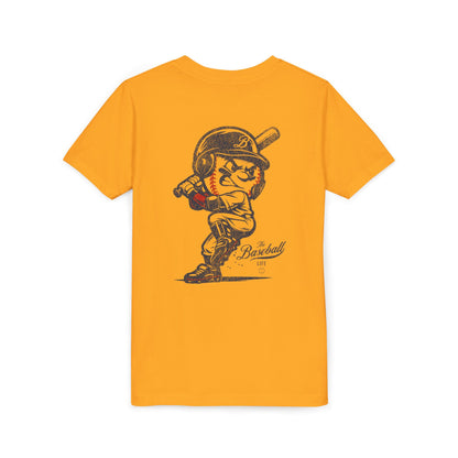 Youth Mr. Baseball Mascot Batting T-Shirt