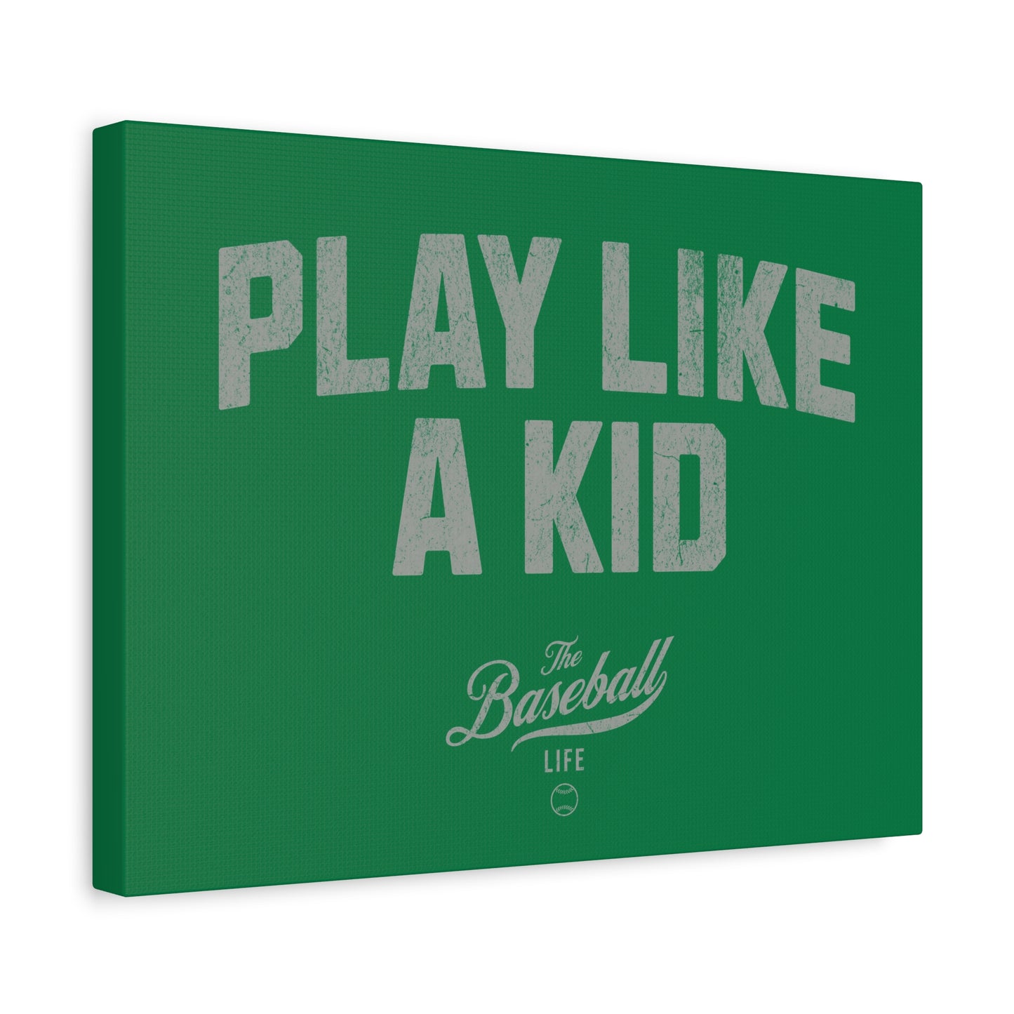 Play Like A Kid Wall Art Canvas_Green