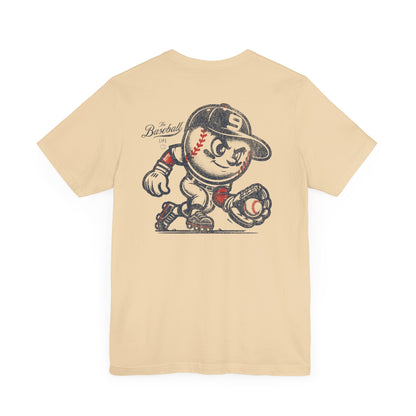 Mr. Baseball Mascot Fielding T-Shirt