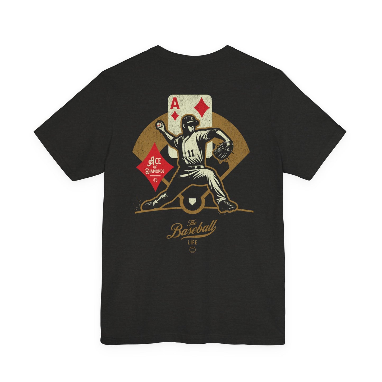 Ace of Diamonds Baseball T-Shirt