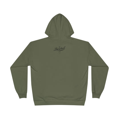 The Baseball Life Hoodie w/Grommets_Black Print