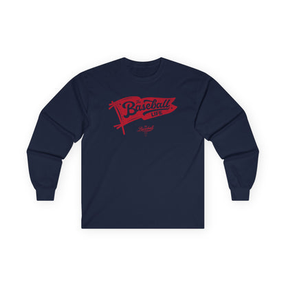 Classic Pennant_Red Print Long-Sleeve T-Shirt