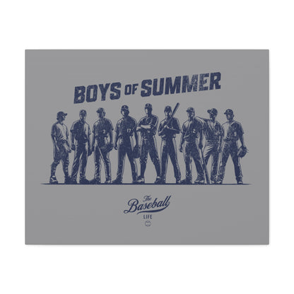 Boys of Summer Wall Art Canvas_Medium Gray