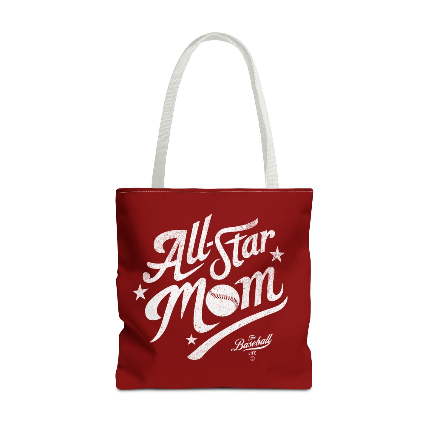 All-Star Mom Tote Bag_Maroon
