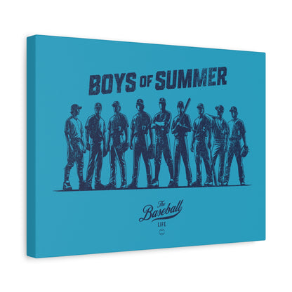Boys of Summer Wall Art Canvas_Aqua