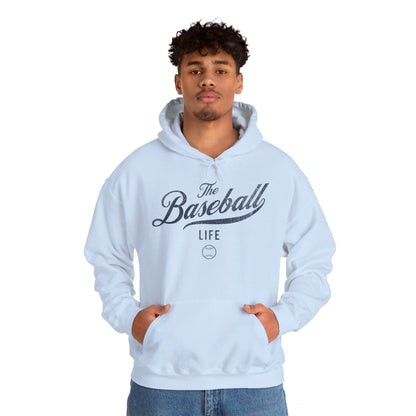 The Baseball Life Hoodie_Navy Print