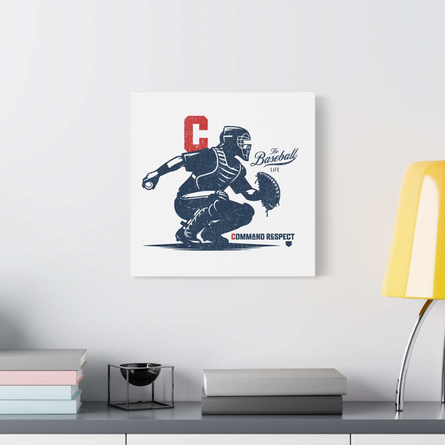 Catcher_Command Respect Wall Art Canvas_White