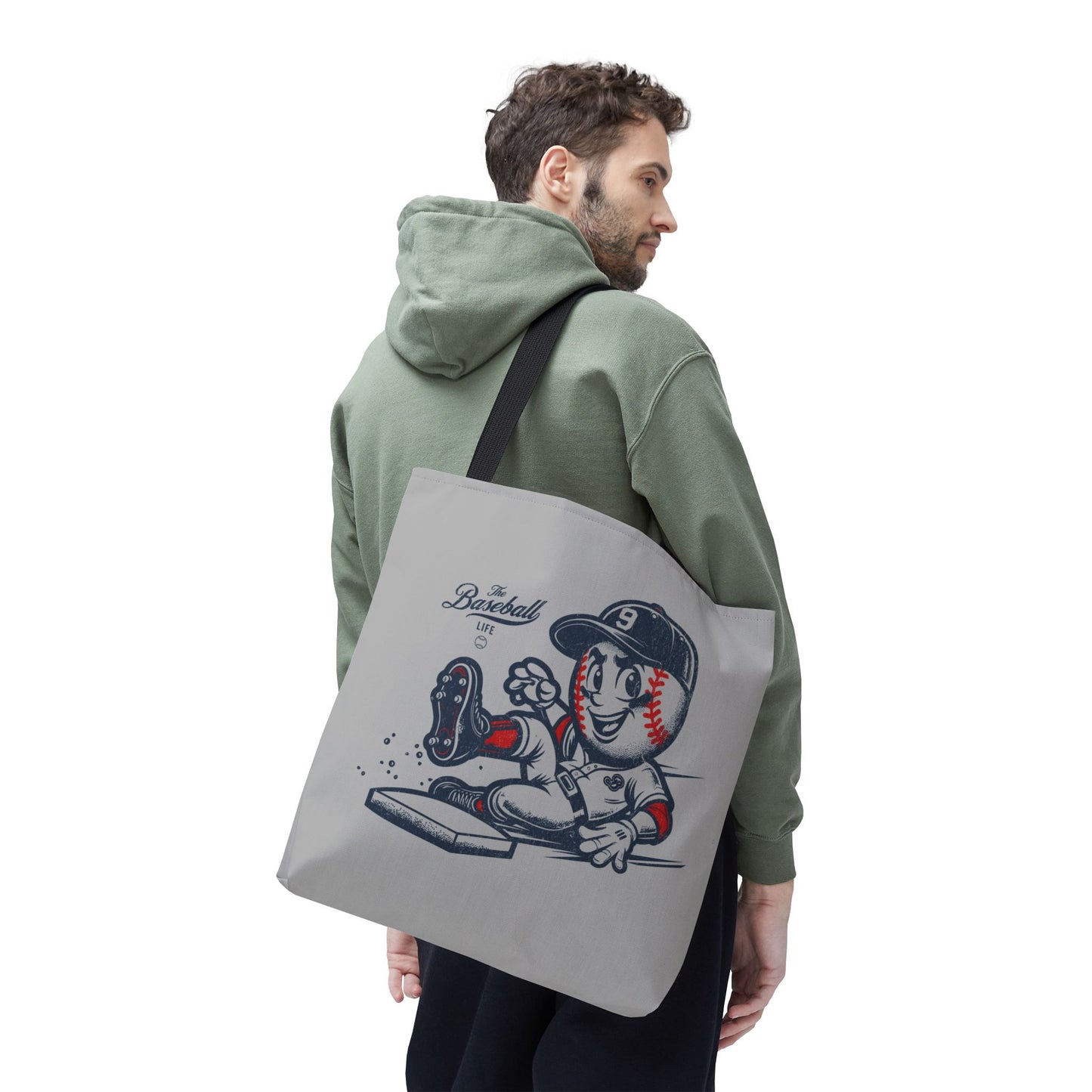 Mr. Baseball Mascot Sliding Tote