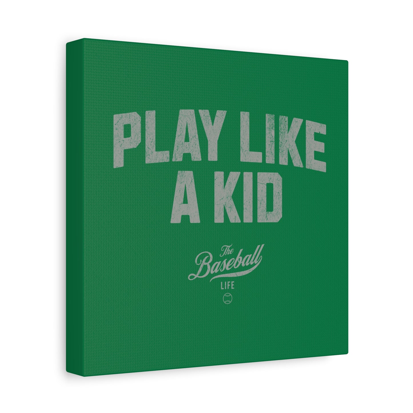 Play Like A Kid Wall Art Canvas_Green