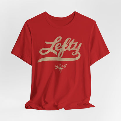 Lefty Baseball T-Shirt - Antique White Print
