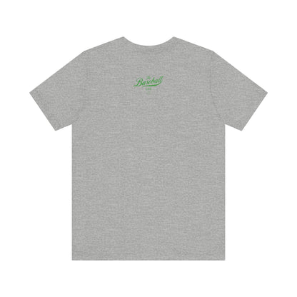 The Baseball Life Classic Script T-Shirt_Green Print