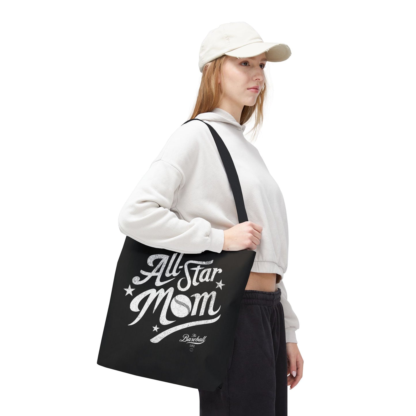 All-Star Mom Tote Bag_Black
