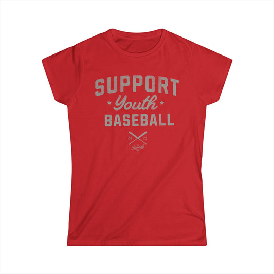 Women's Support Youth Baseball T-Shirt
