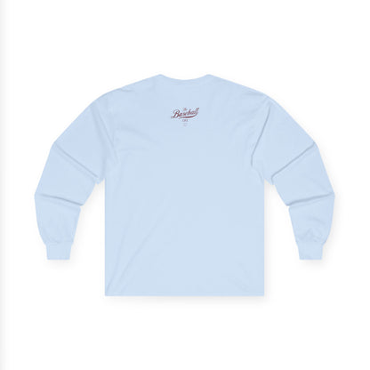 The Baseball Life Long Sleeve T-Shirt_Maroon Print