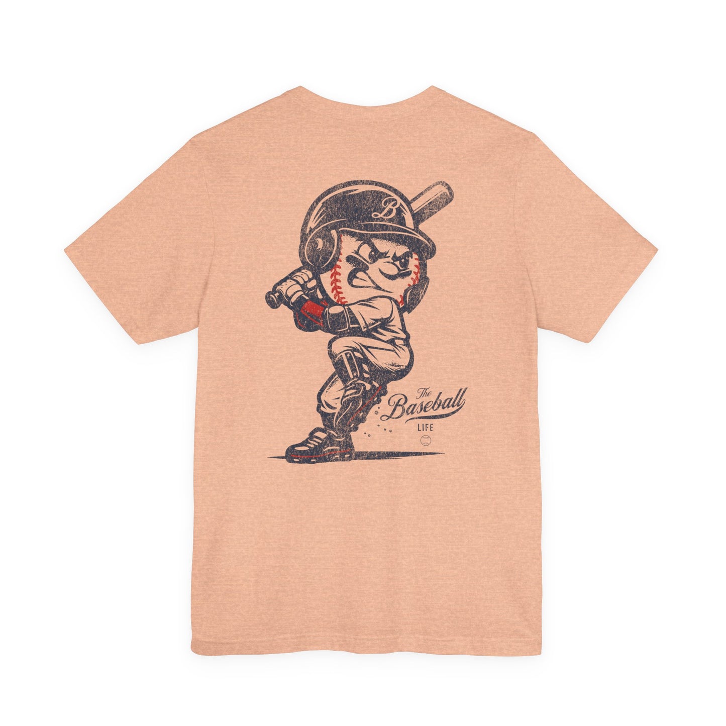 Mr. Baseball Mascot Batting T-Shirt