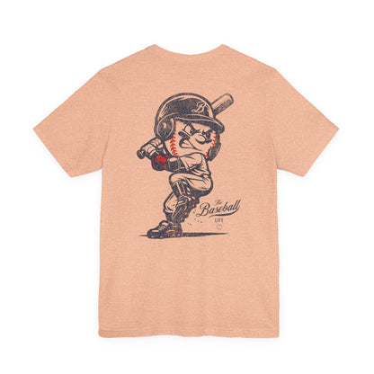 Mr. Baseball Mascot Batting T-Shirt