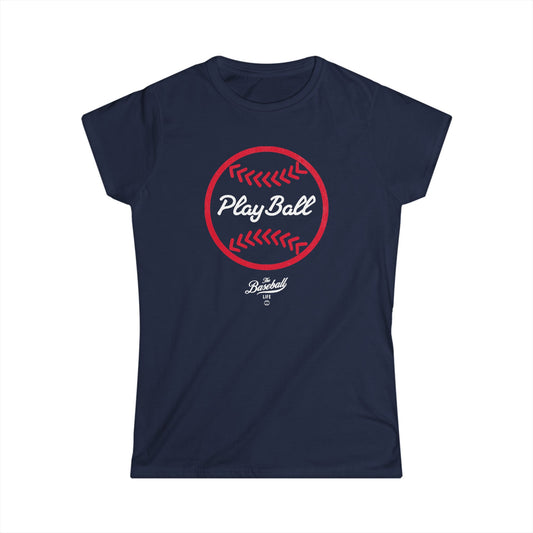 Play Ball Iconic Women's Baseball T-Shirt