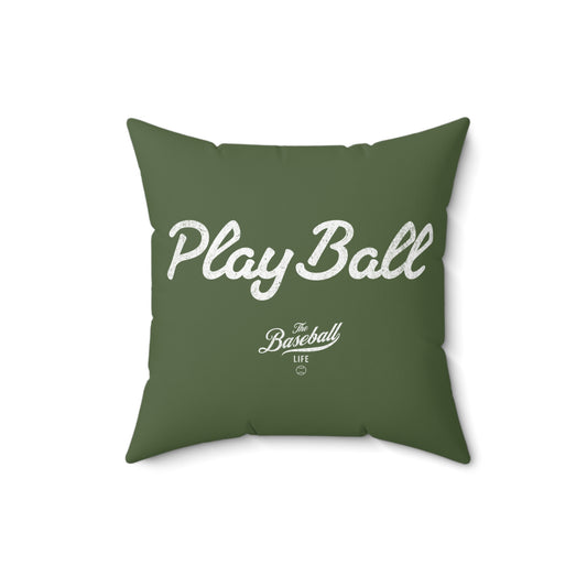 Accent Pillow_Play Ball_Military Green