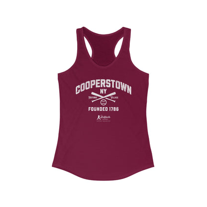 Cooperstown NY_Artifacts Baseball Collection Racerback Tank