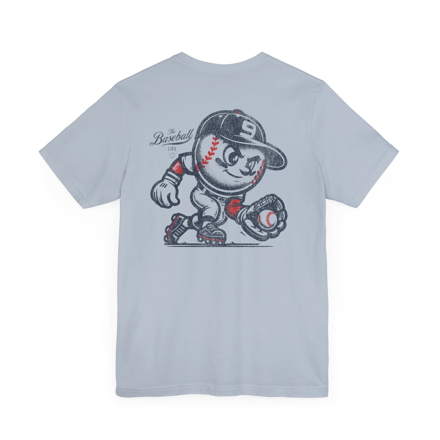 Mr. Baseball Mascot Fielding T-Shirt