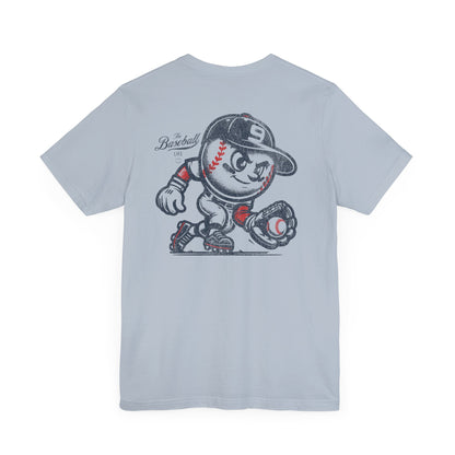 Mr. Baseball Mascot Fielding T-Shirt