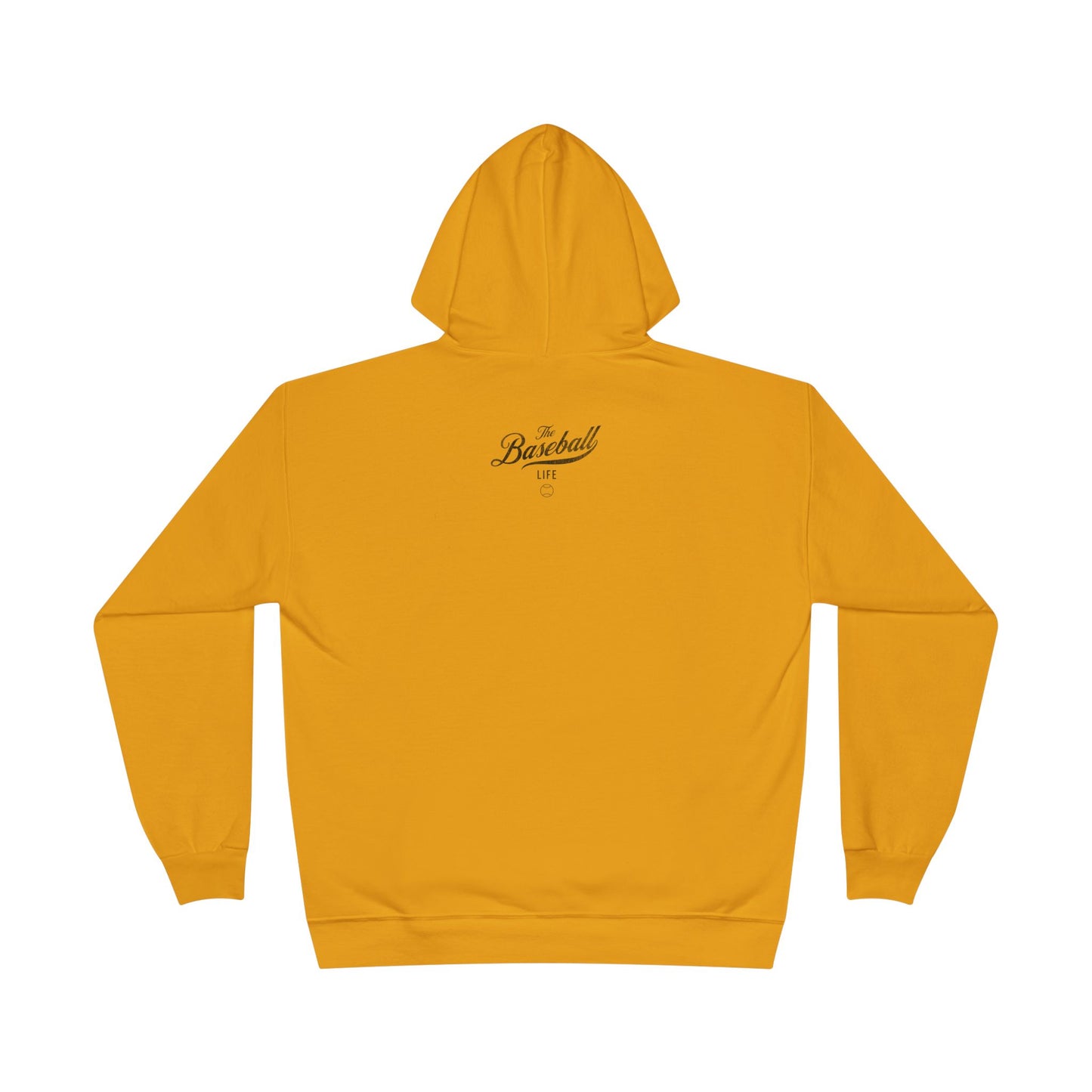 The Baseball Life Hoodie w/Grommets_Black Print