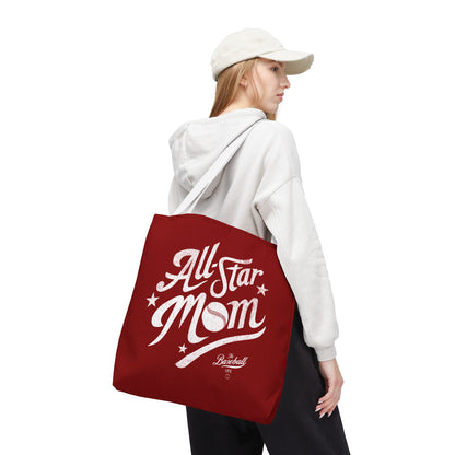 All-Star Mom Tote Bag_Maroon