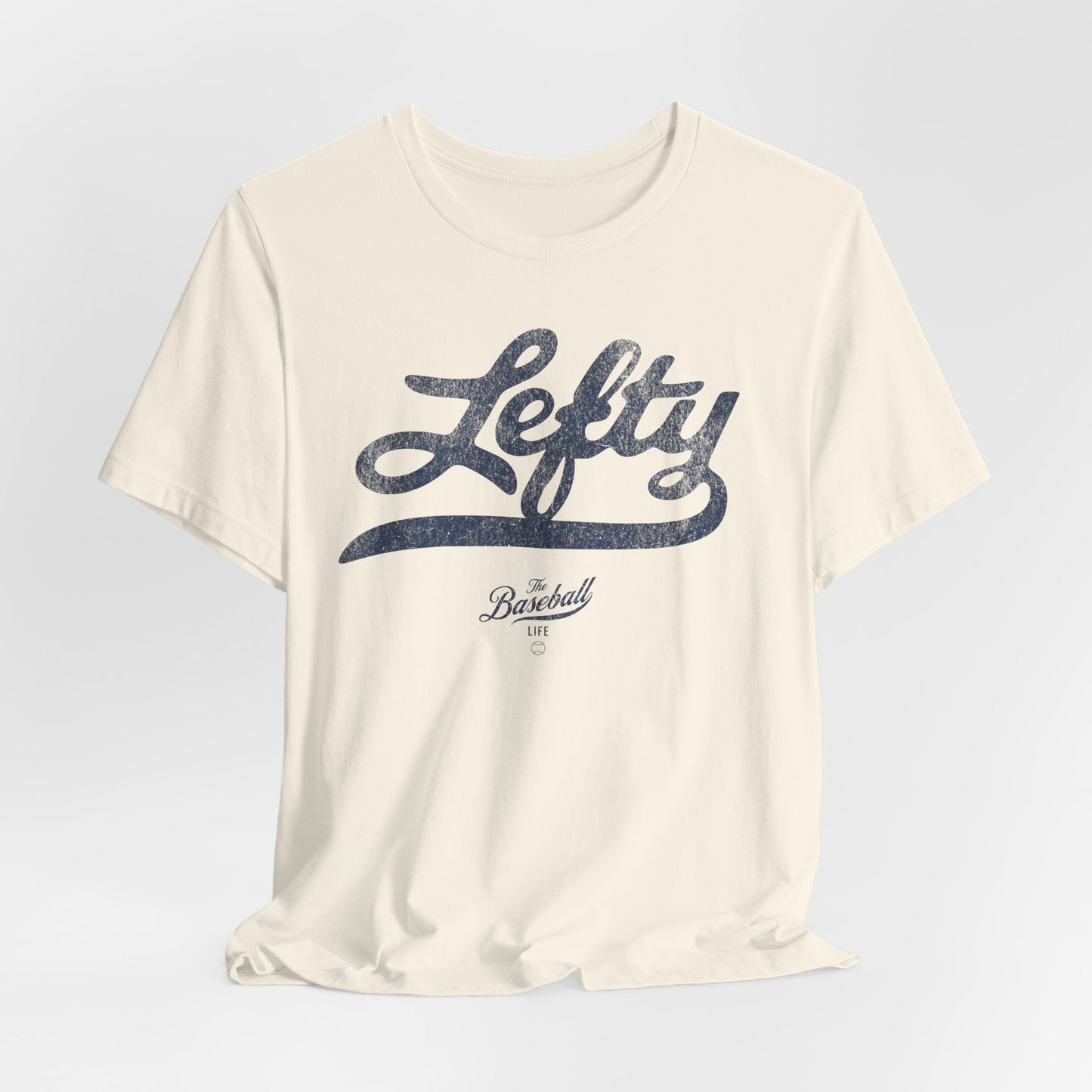 Lefty Baseball T-Shirt - Navy Print