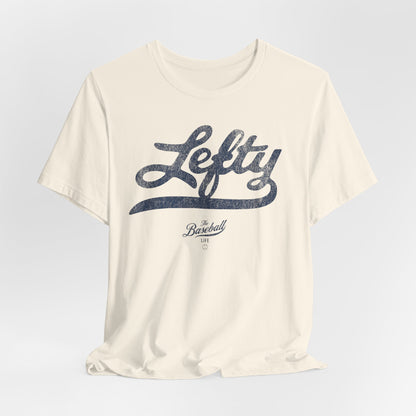 Lefty Baseball T-Shirt - Navy Print
