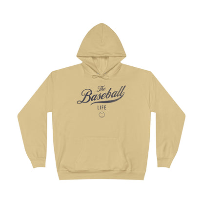 The Baseball Life Hoodie w/Grommets_Navy Print
