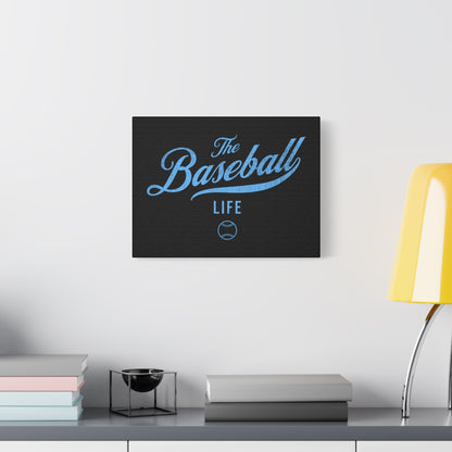 Wall Art Canvas_Black w Carolina Blue
