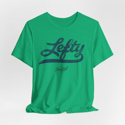 Lefty Baseball T-Shirt - Navy Print