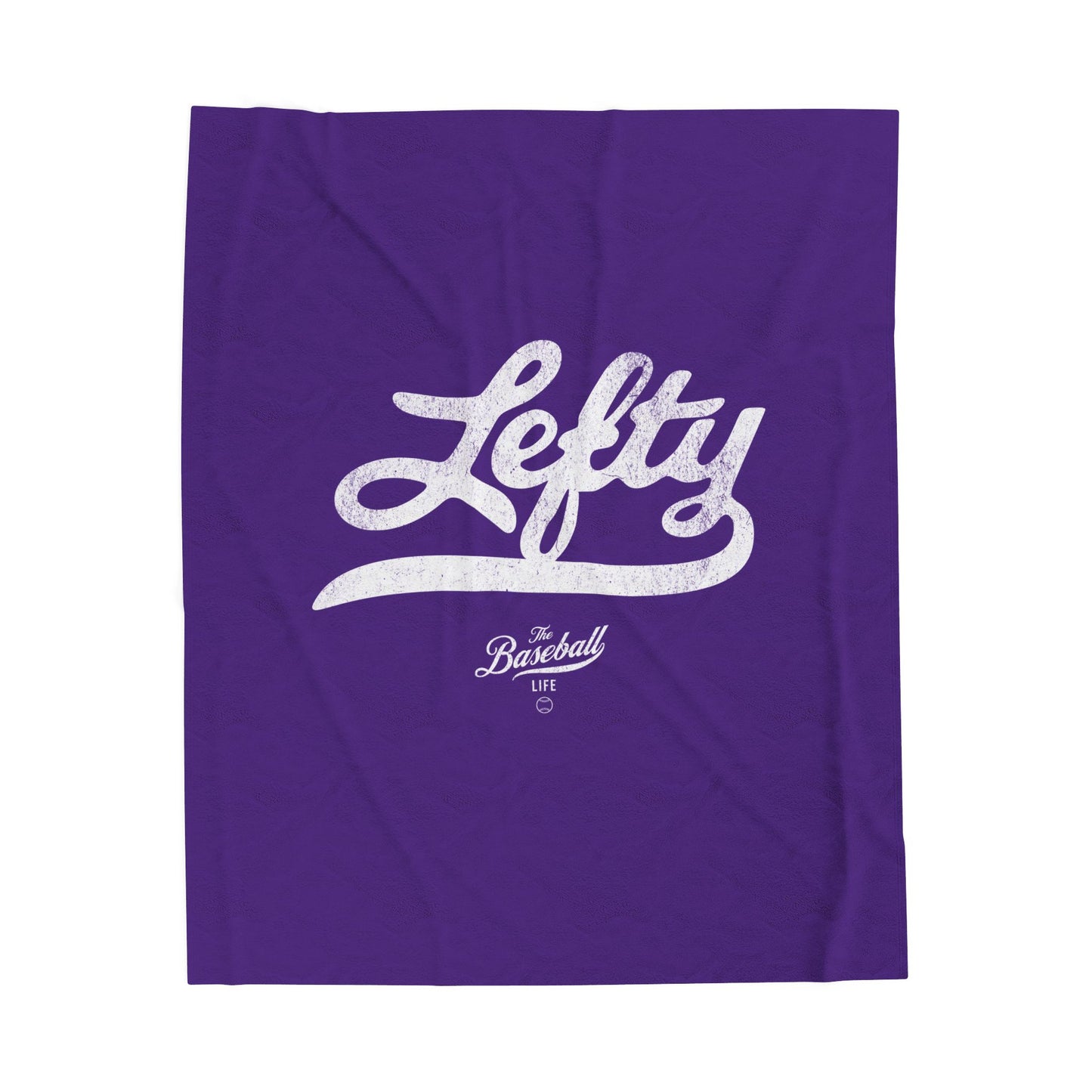Velveteen Plush Blanket_Lefty_Purple