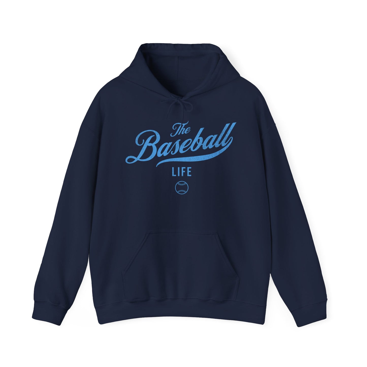 The Baseball Life Hoodie_Carolina Blue Print