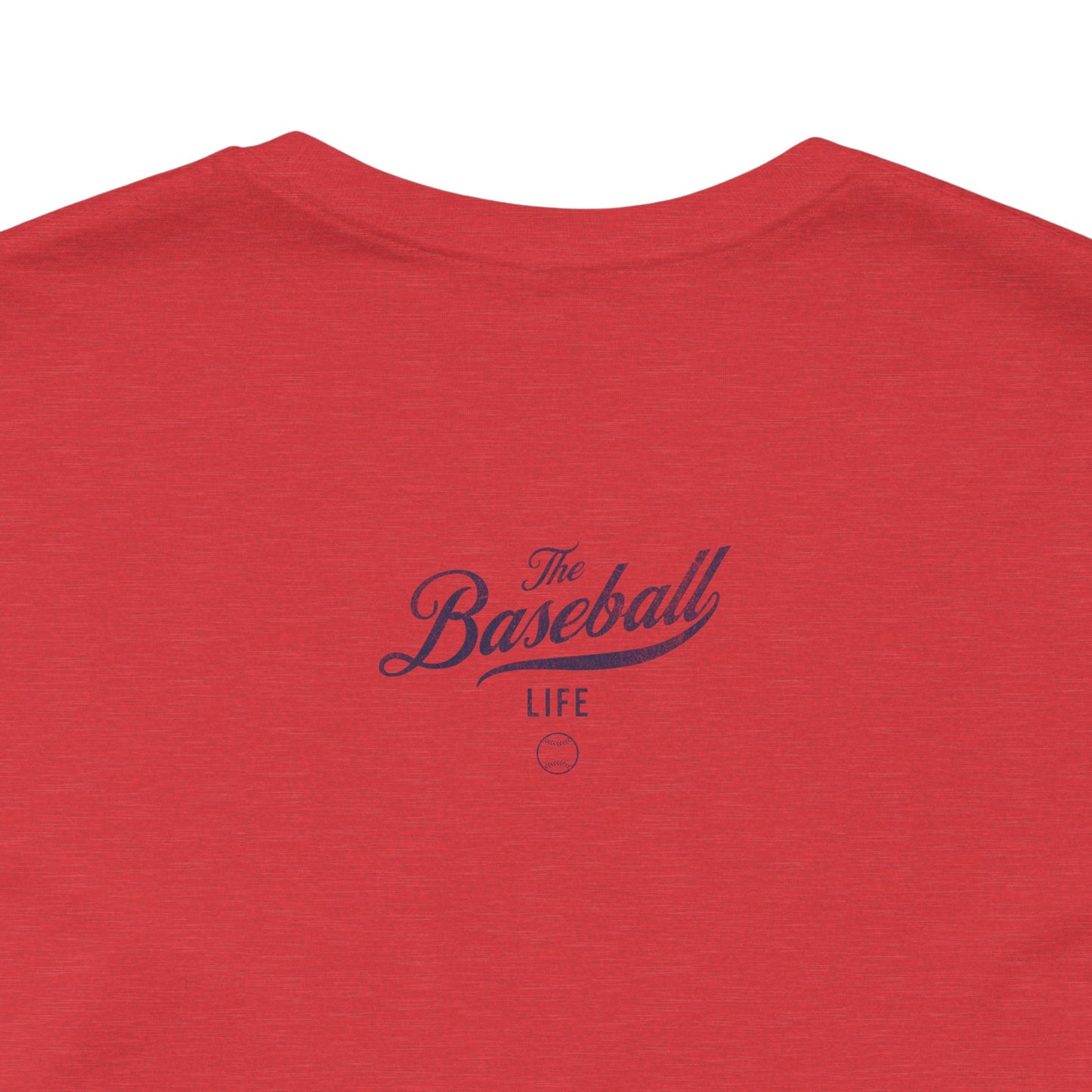 The Baseball Life Classic Script T-Shirt_Navy Print