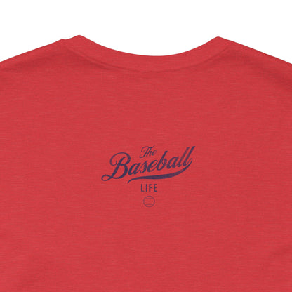 The Baseball Life Classic Script T-Shirt_Navy Print