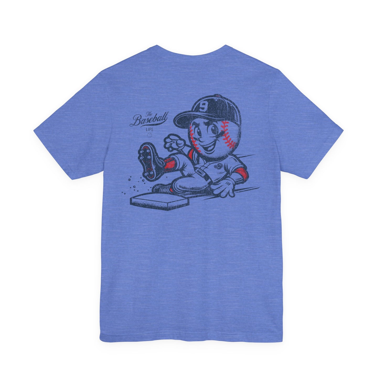 Mr. Baseball Mascot Sliding T-Shirt
