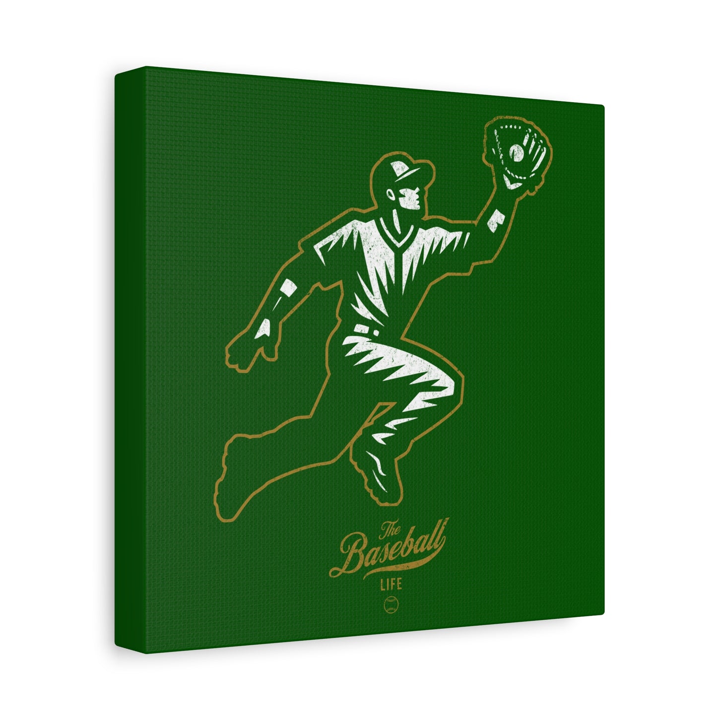 Player Icon Wall Art Canvas_Dark Green