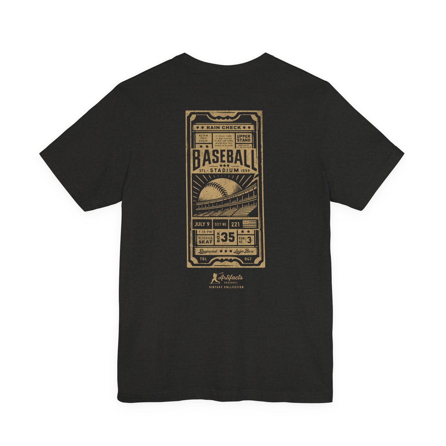 Box Seat Ticket Baseball T-Shirt