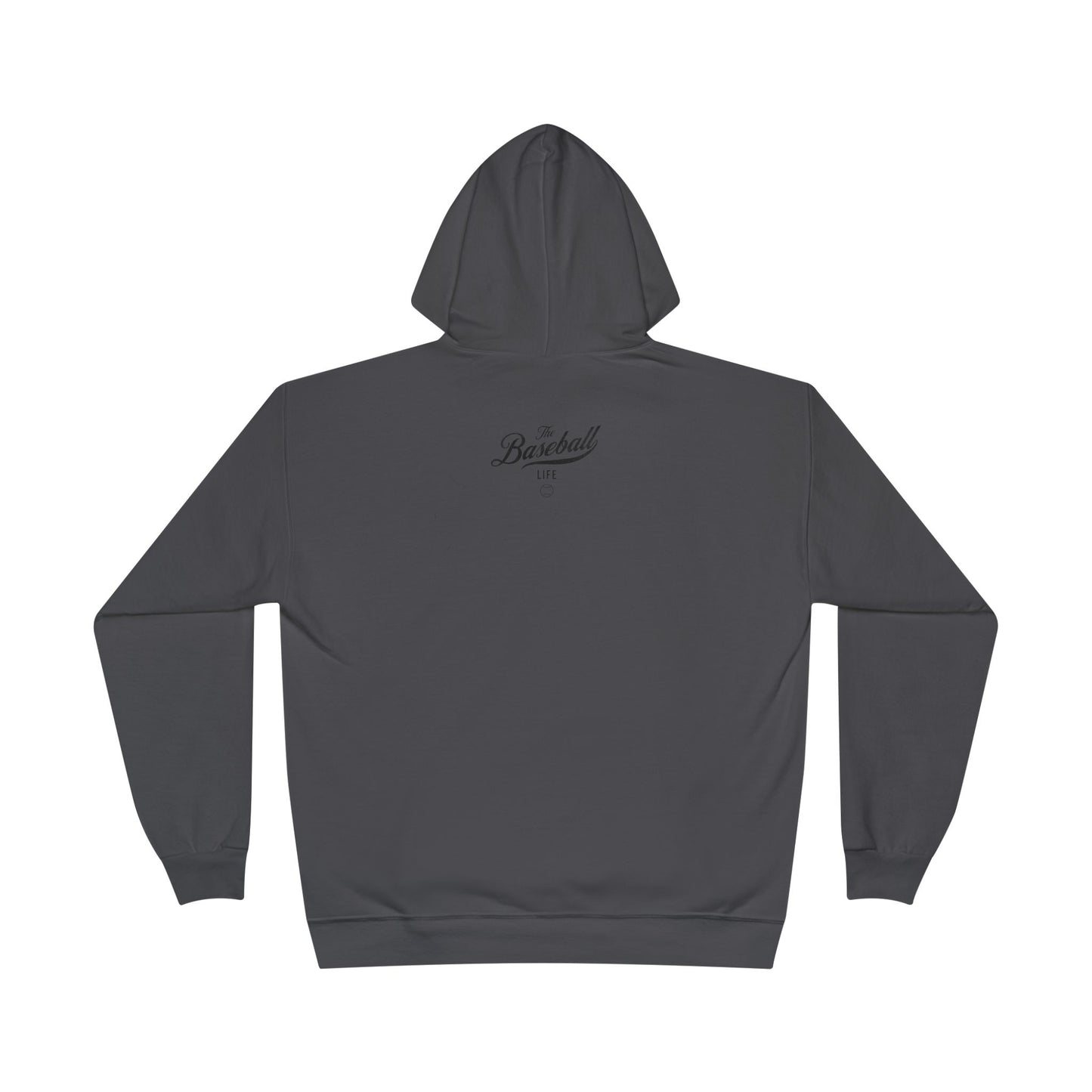 The Baseball Life Hoodie w/Grommets_Black Print