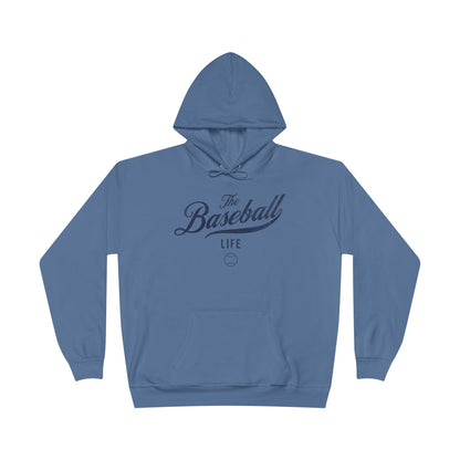 The Baseball Life Hoodie w/Grommets_Navy Print
