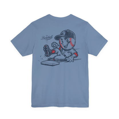 Mr. Baseball Mascot Sliding T-Shirt