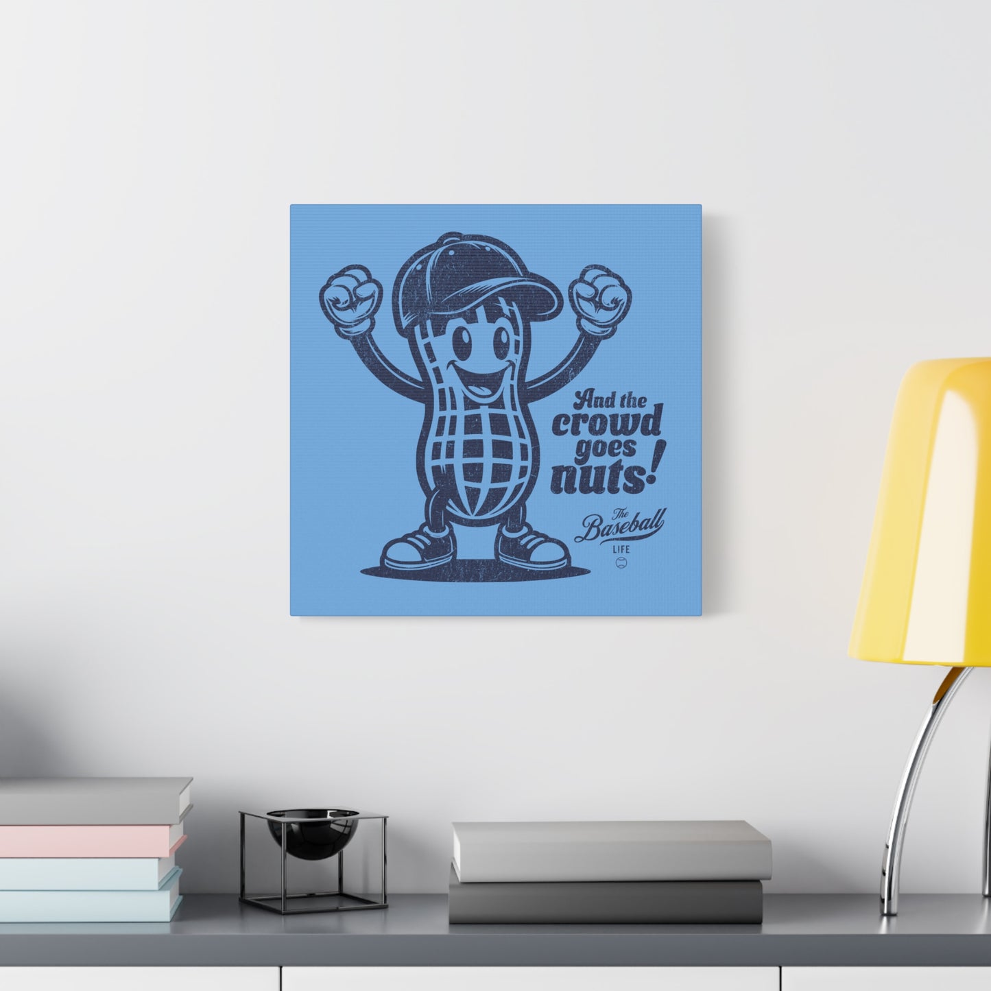 Crowd Goes Nuts Wall Art Canvas_Carolina Blue