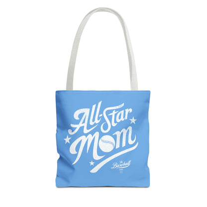 All-Star Mom Tote Bag_Carolina Blue