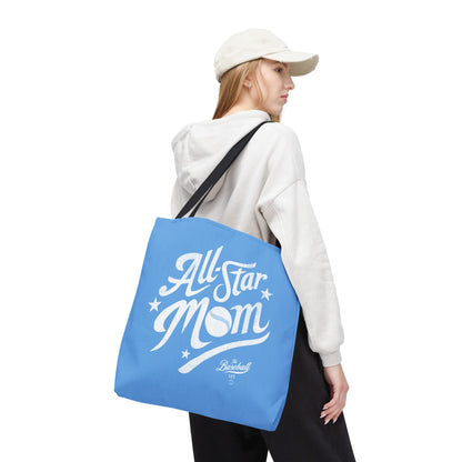 All-Star Mom Tote Bag_Carolina Blue