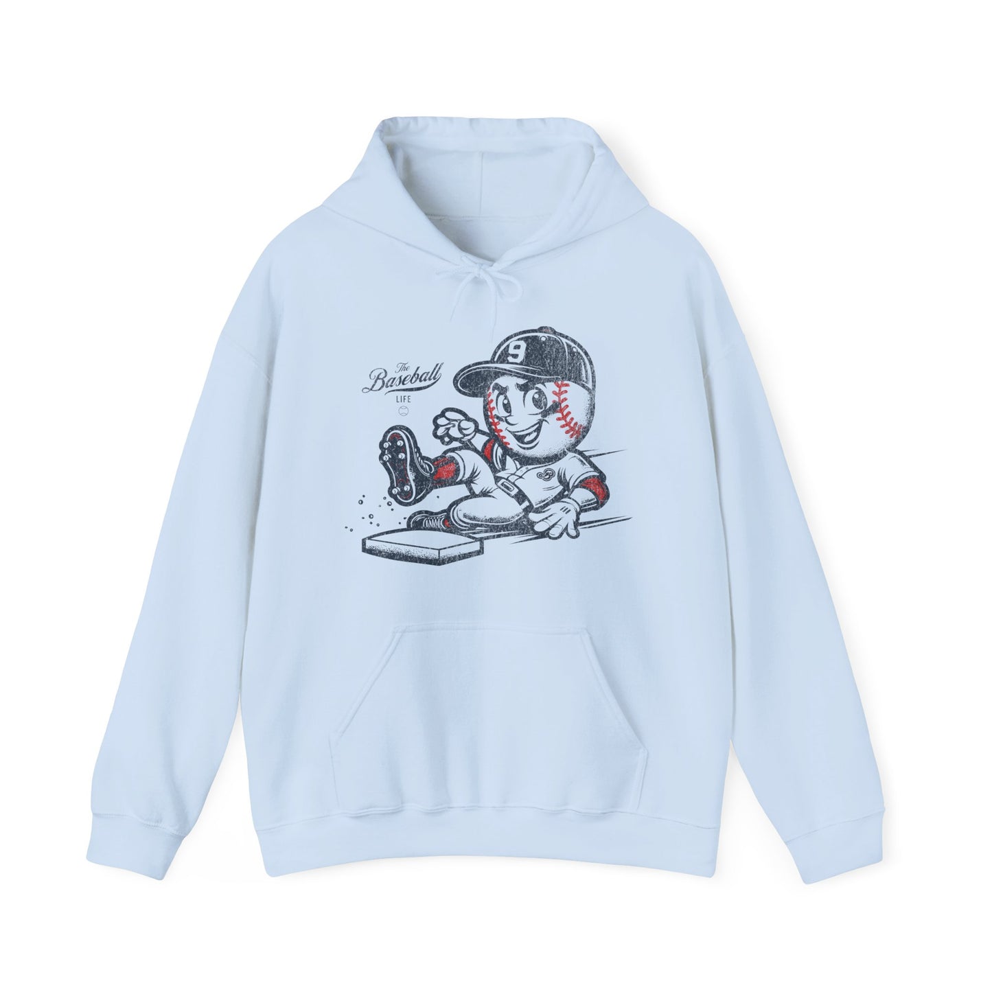 Mr. Baseball Mascot Sliding Hoodie