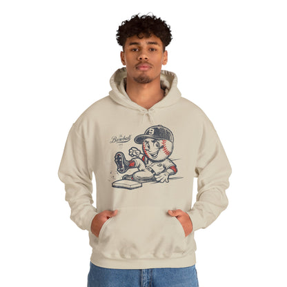 Mr. Baseball Mascot Sliding Hoodie