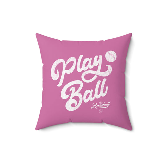 Accent Pillow_Play Ball Script_Bubble Gum