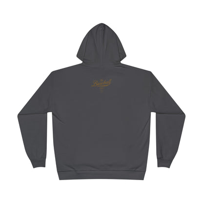 The Baseball Life Hoodie w/Grommets_Old Gold Print